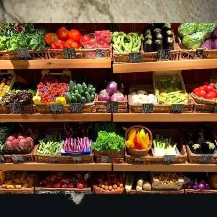 Grocers shop with well rotated stock