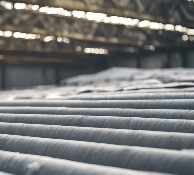 Asbestos cement roofing sheets, a common asbestos-containing material in older buildings.