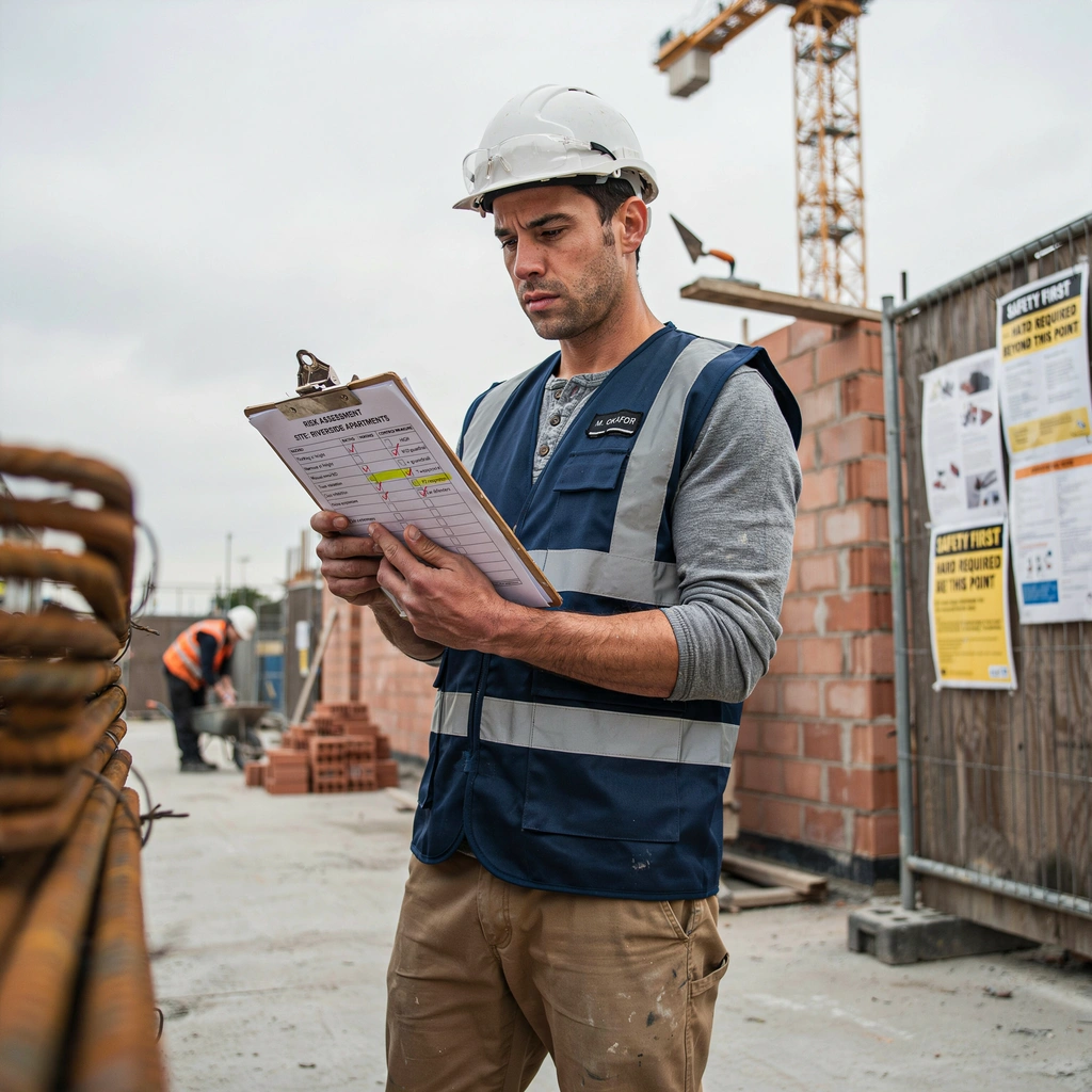 Builder reading risk assessment