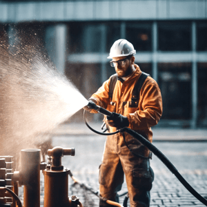 cleaning pipework