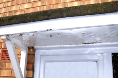 asbestos soffit board
