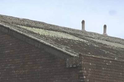 Asbestos roof
