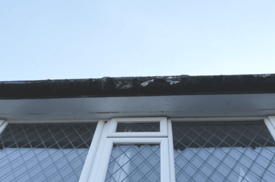Asbestos rain water goods
