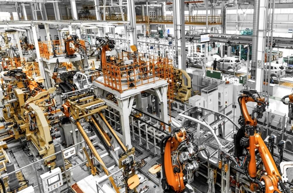 Large factory shop