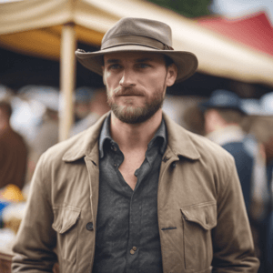 Man at county show