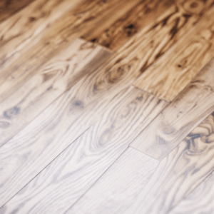 Laminate flooring in living room