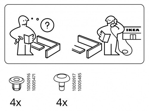 Ikea method statement in pictograms